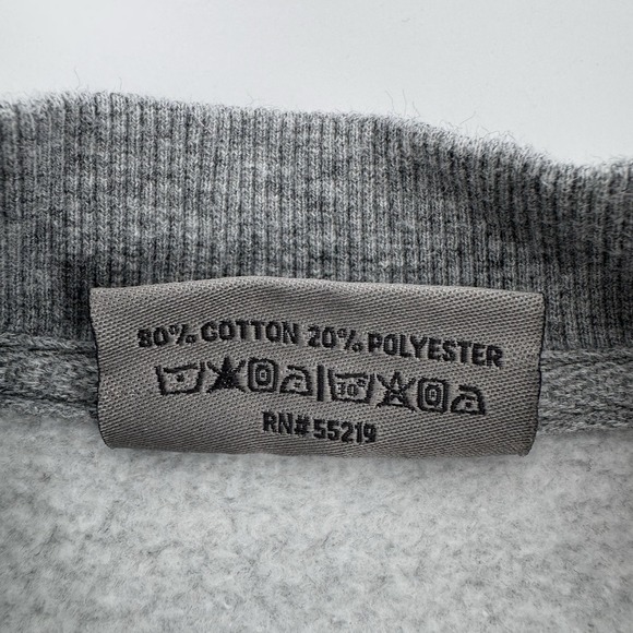 Taylor Swift The Eras Tour Heather Gray Crewneck Sweatshirt Size XS Flaws - Picture 6 of 7